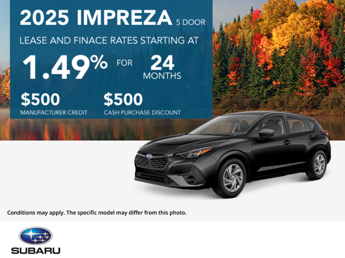 Get the 2025 Subaru Impreza Today!