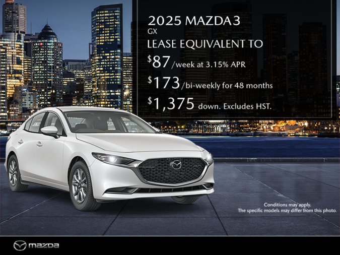 Get the 2025 Mazda3