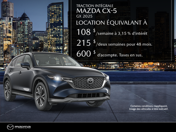 Procurez-vous le Mazda Cx-5 2025