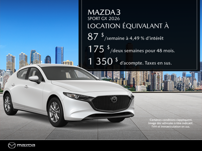 Procurez-vous le Mazda 3 Sport 2025