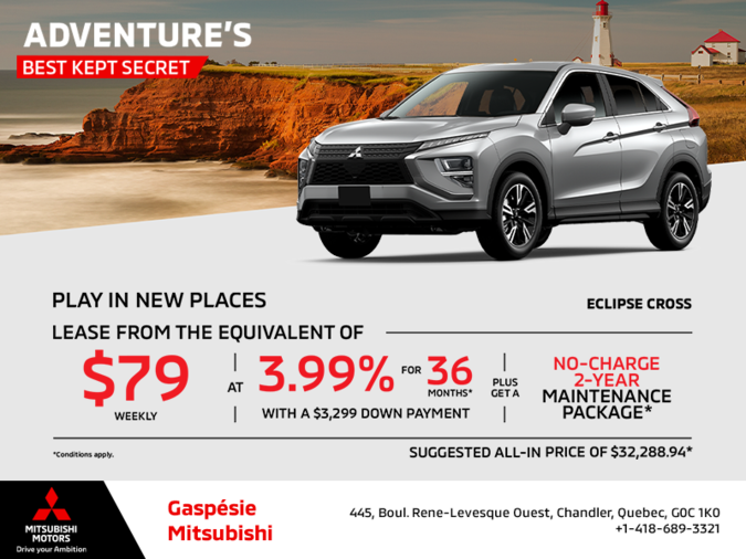 Get the 2025 Mitsubishi Eclipse Cross