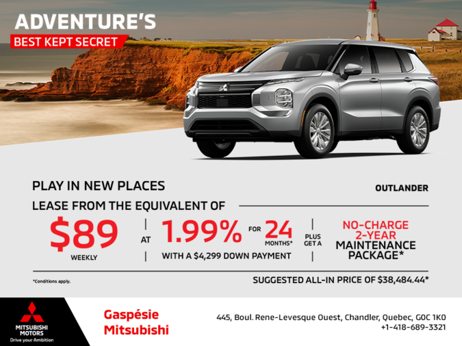 Get the 2025 Mitsubishi Outlander