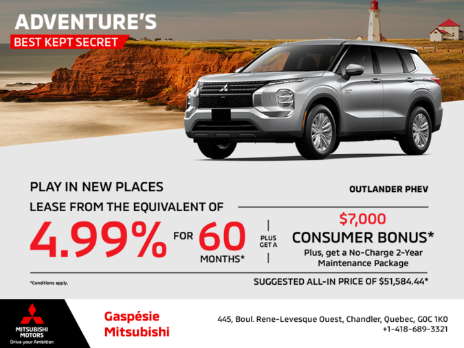 Get the 2025 Mitsubishi Outlander PHEV