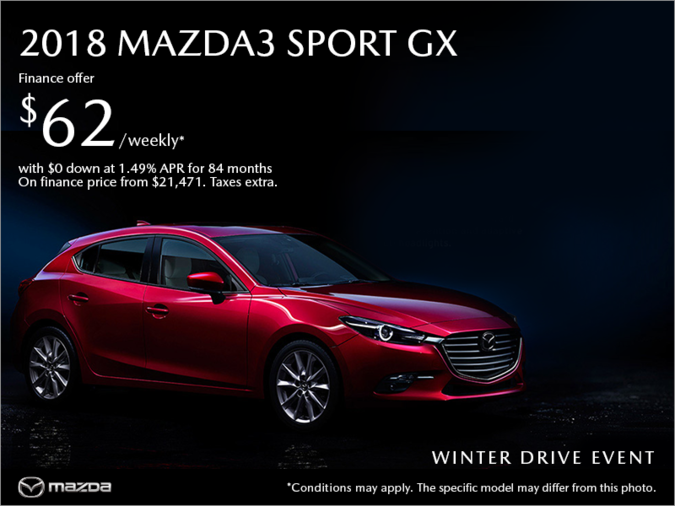 Gerry Gordon's Mazda - Get the 2018 Mazda3 today!