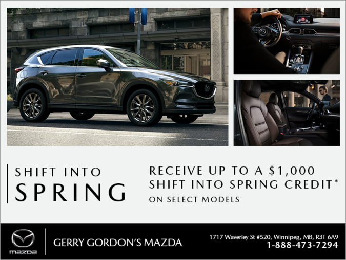 Gerry Gordon's Mazda - Shift into Spring