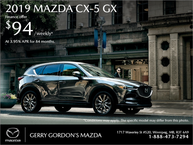 Gerry Gordon's Mazda - Get the 2019 Mazda CX-5 today!