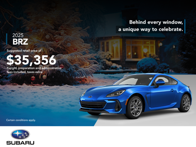 Get the 2025 BRZ today!