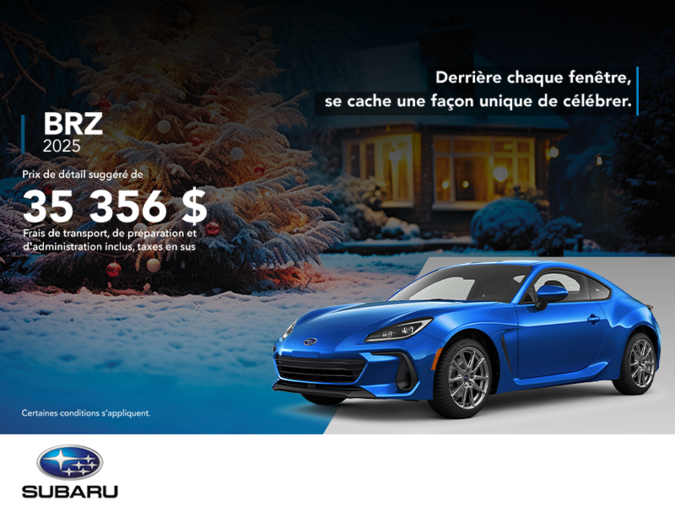 Procurez-vous la BRZ 2025!