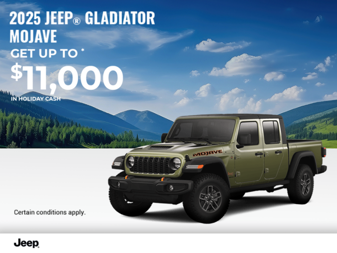 Get the 2025 Jeep Gladiator!