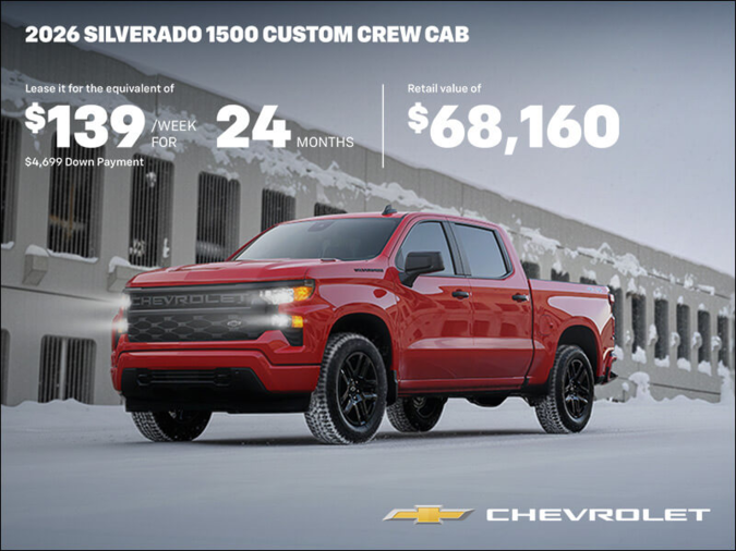 Get the 2026 Chevrolet Silverado 1500