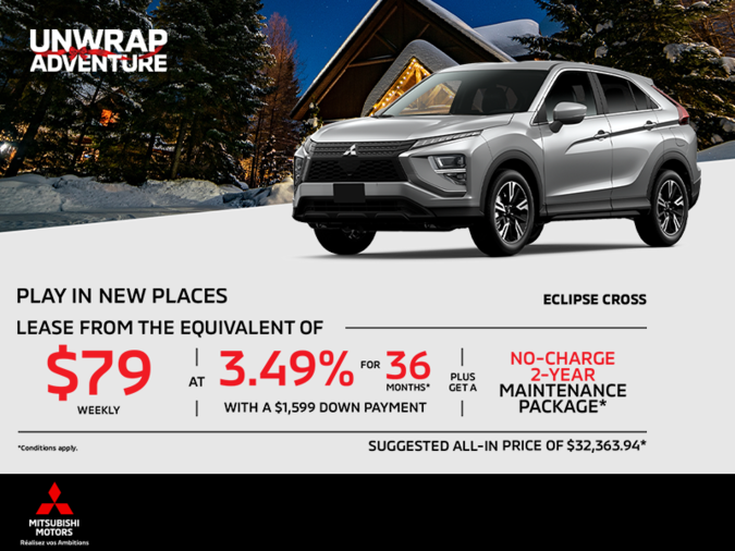 Get the 2026 Mitsubishi Eclipse Cross