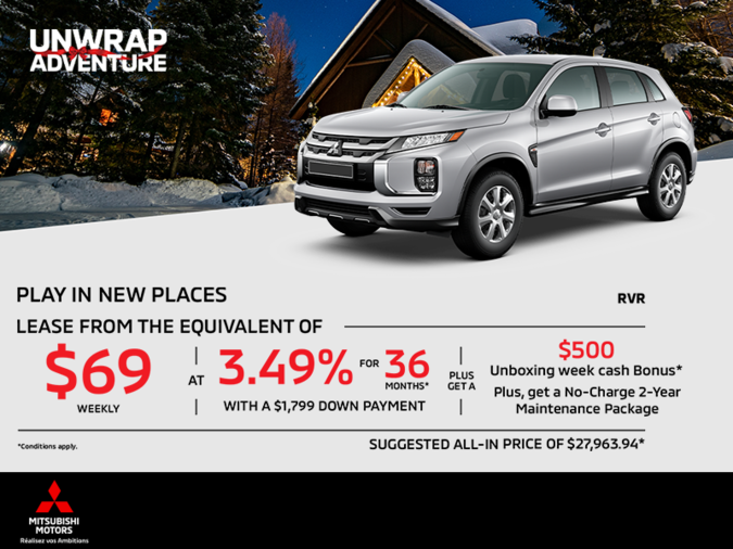 Get the 2026 Mitsubishi RVR