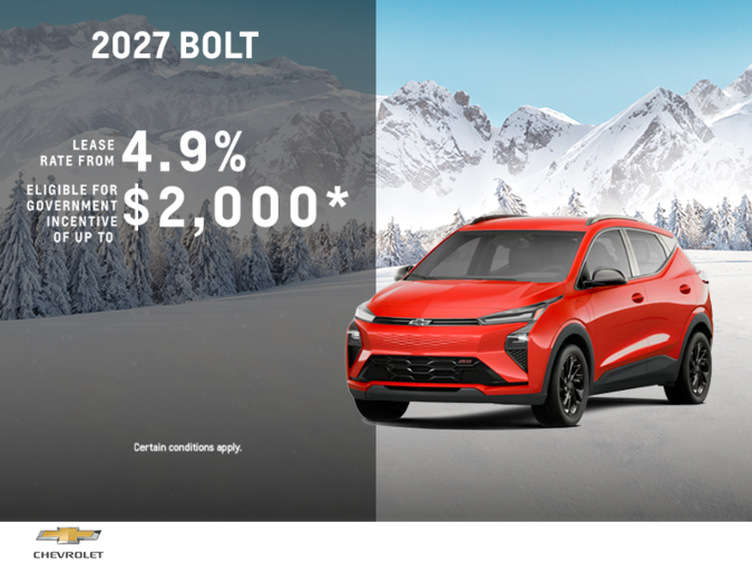 Get the 2027 Chevrolet Bolt