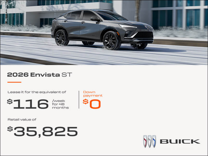 Get the 2026 Buick Envista