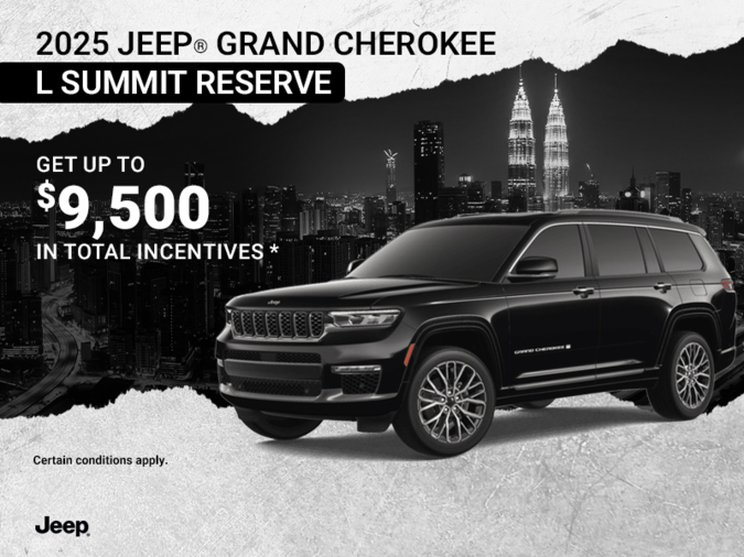 Get the 2025 Jeep Grand Cherokee L!