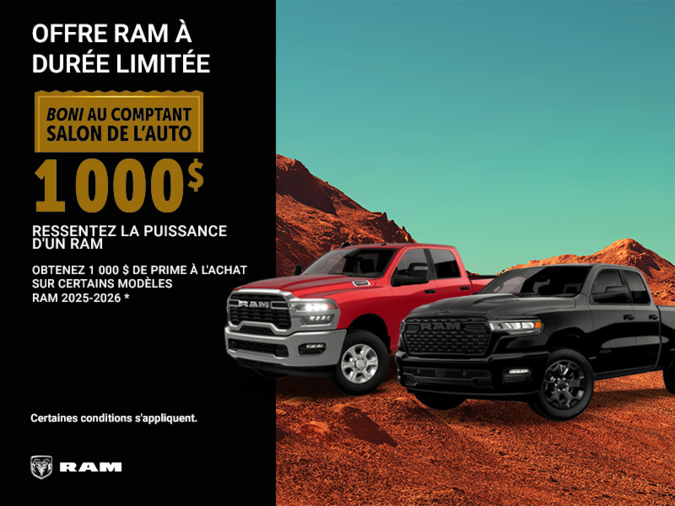 L'événement mensuel RAM