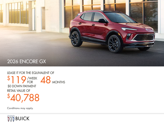 Get the 2026 Buick Encore GX