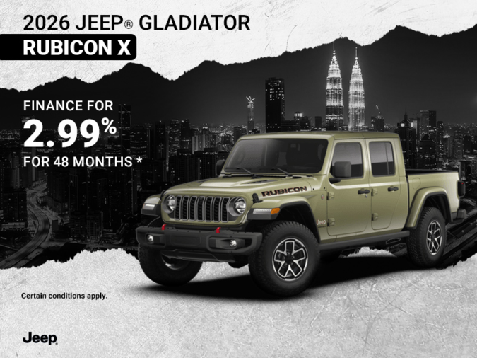 Get the 2026 Jeep Gladiator!