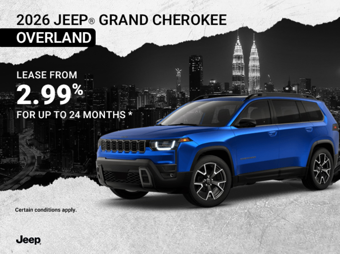 Get the 2026 Jeep Grand Cherokee Overland!