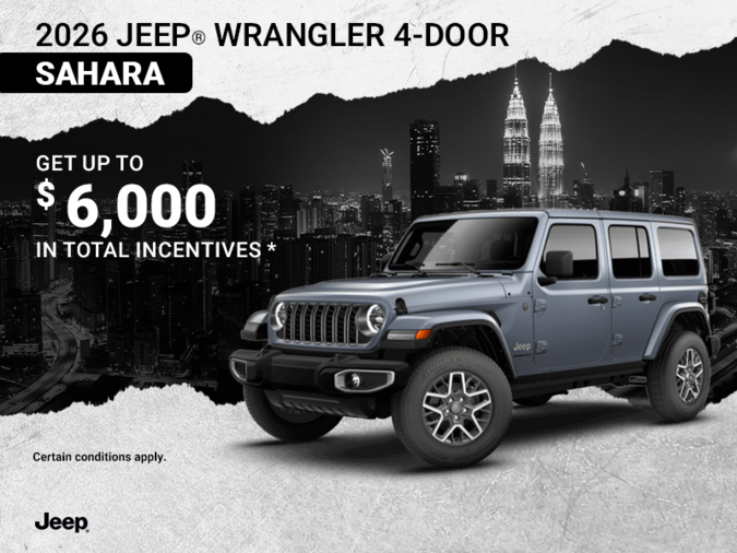 Get the 2026 Jeep Wrangler!
