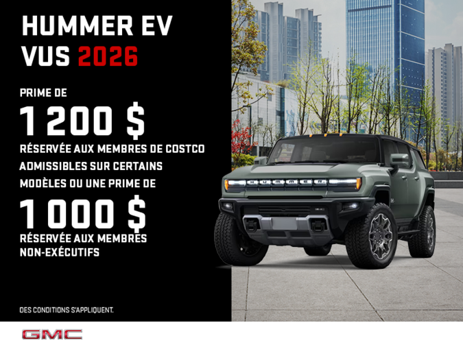 Le GMC Hummer EV VUS 2026