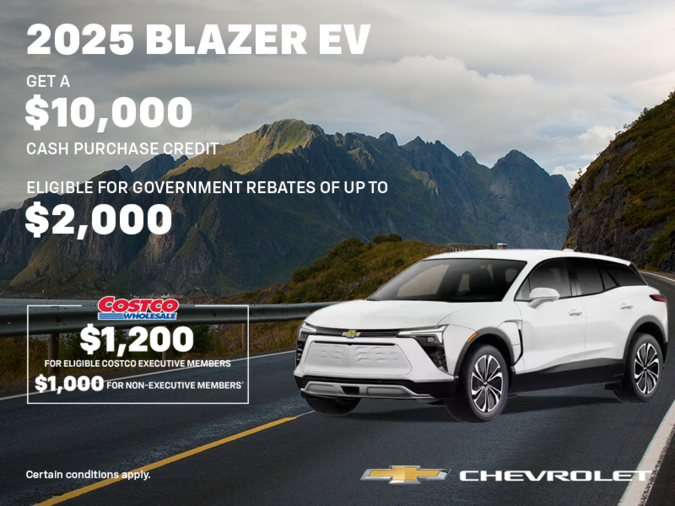 Get the 2025 Chevrolet Blazer EV
