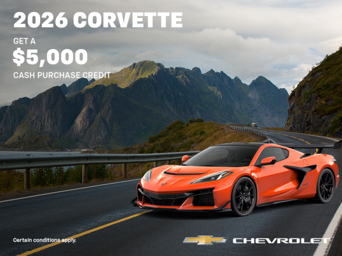 Get the 2026 Chevrolet Corvette
