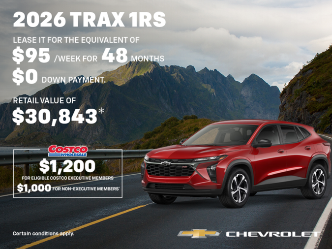 Get the 2026 Chevrolet Trax