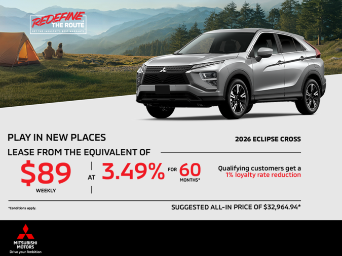 Get the 2026 Mitsubishi Eclipse Cross