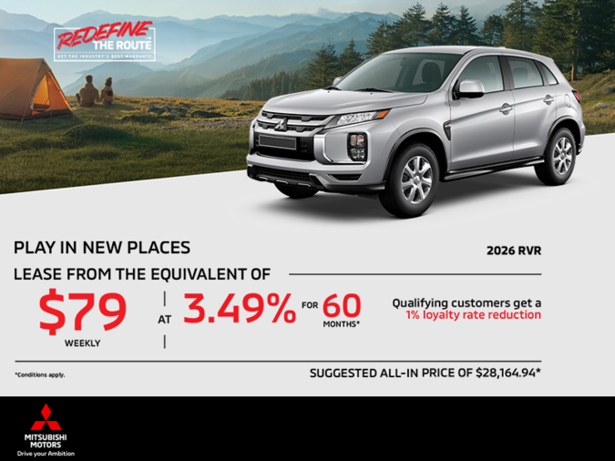 Get the 2026 Mitsubishi RVR