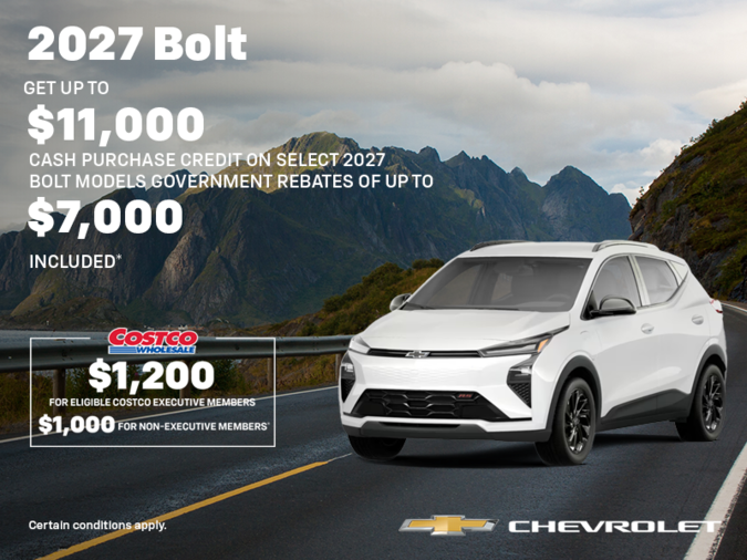 Get the 2027 Chevrolet Bolt