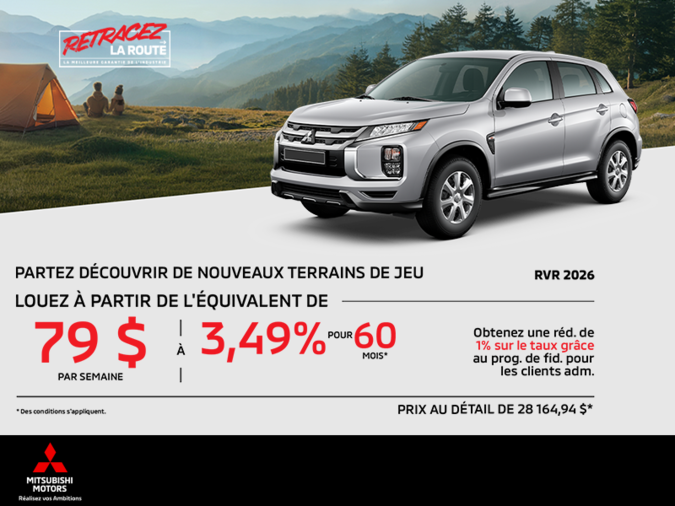Procurez-vous le Mitsubishi RVR 2026