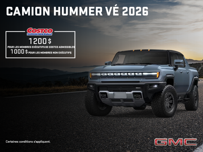 Le GMC Camion Hummer VÉ 2026