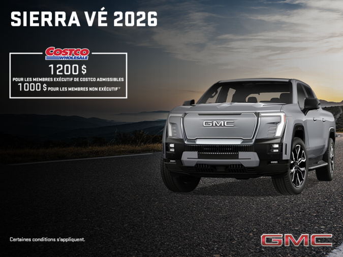 Le GMC Sierra VÉ 2026