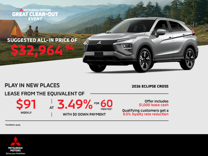 2026 Mitsubishi Eclipse Cross