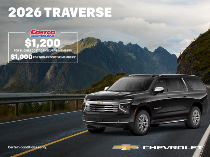 Get the 2026 Chevrolet Traverse