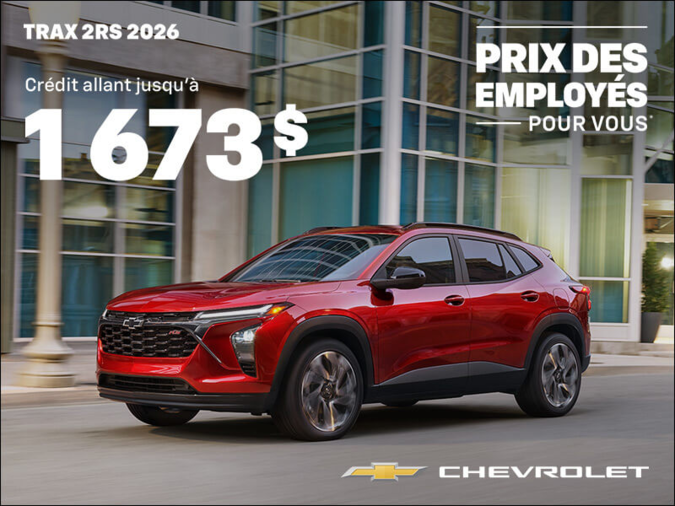 Le Chevrolet Trax 2026