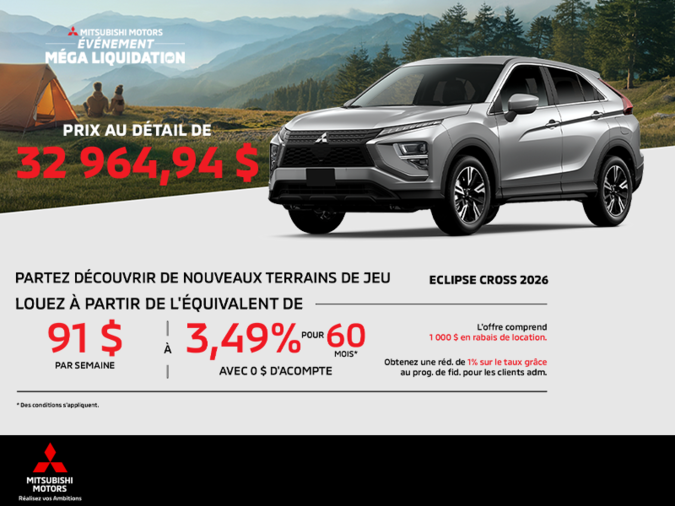 Mitsubishi Eclipse Cross 2026