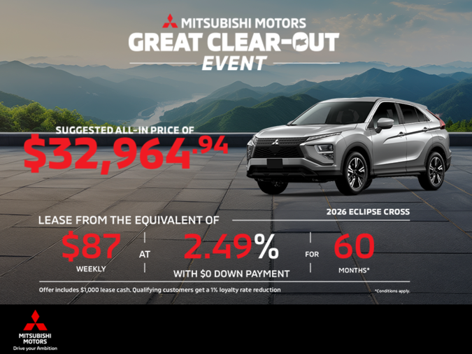 2026 Mitsubishi Eclipse Cross