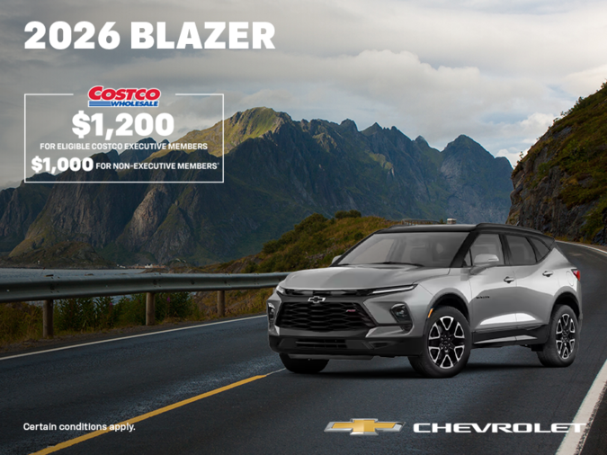 Get the 2026 Chevrolet Blazer