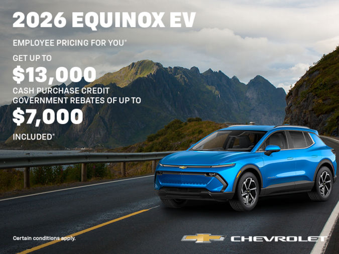 Get the 2026 Chevrolet Equinox EV