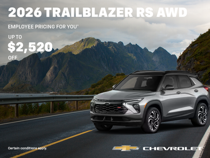 Get the 2026 Chevrolet Trailblazer