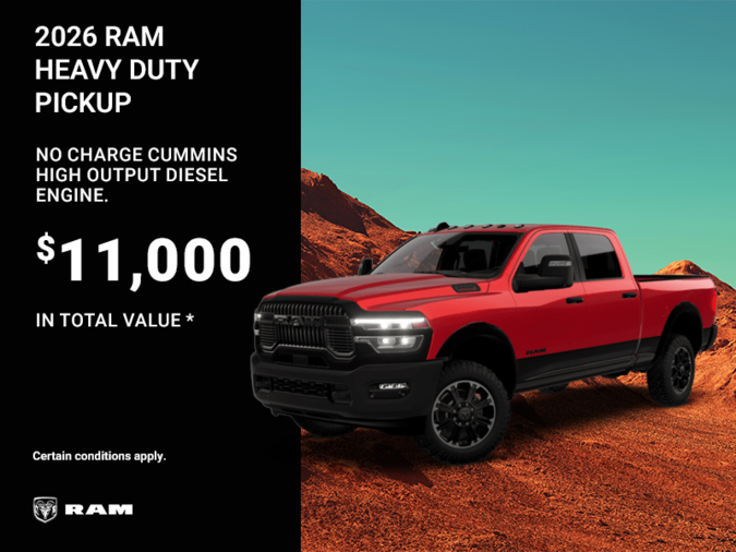 Get the 2026 RAM Heavy Duty