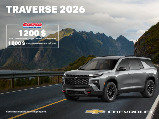 Le Chevrolet Traverse 2026