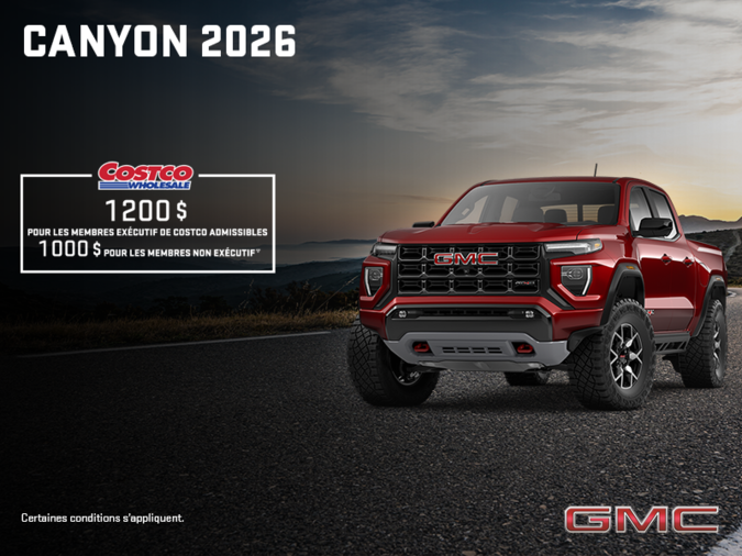 Le GMC Canyon 2026