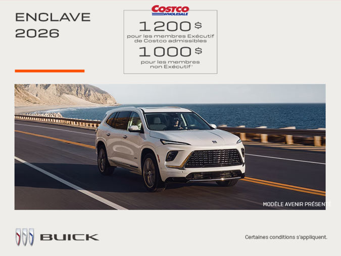 Procurez-vous la Buick Enclave 2026