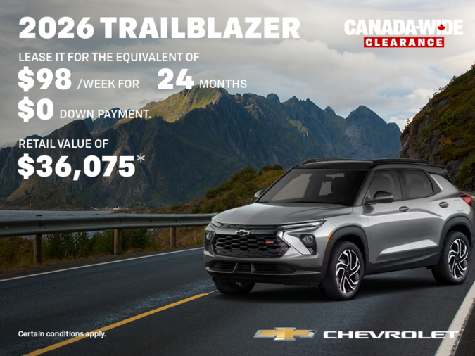 2026 Chevrolet Trailblazer