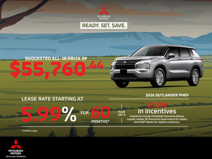 2026 Mitsubishi Outlander PHEV