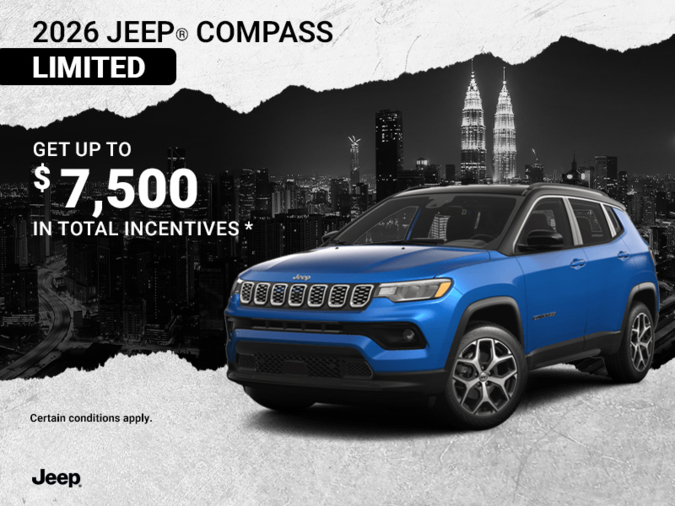 Get the 2026 Jeep Compass!