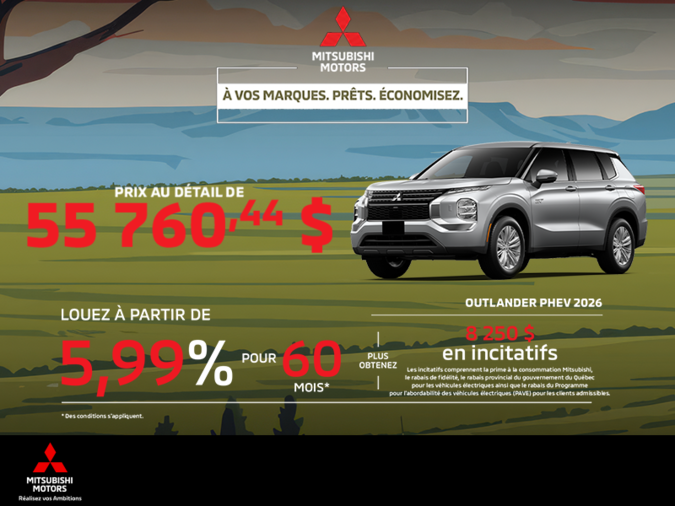 Mitsubishi Outlander PHEV 2026